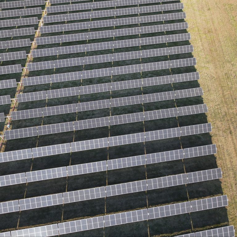 energy industry solar farm panels