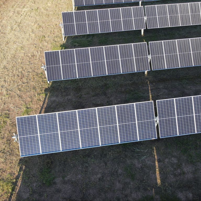 energy industry solar farm panels